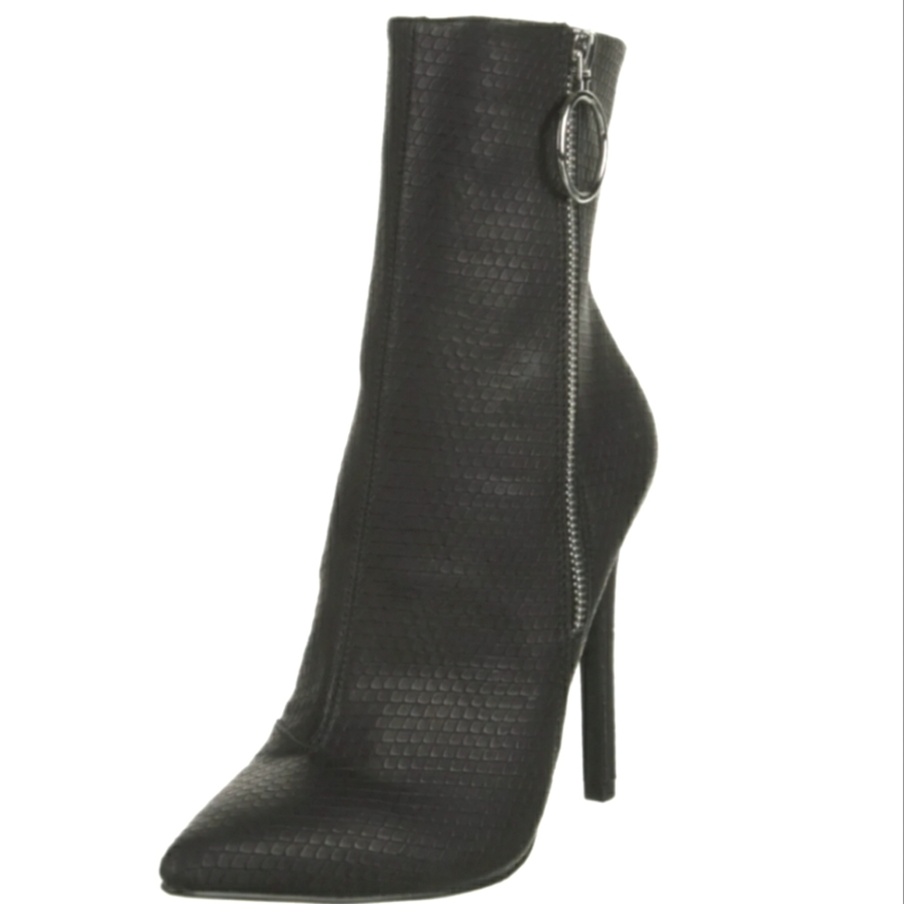 Danielle Guizio python boots